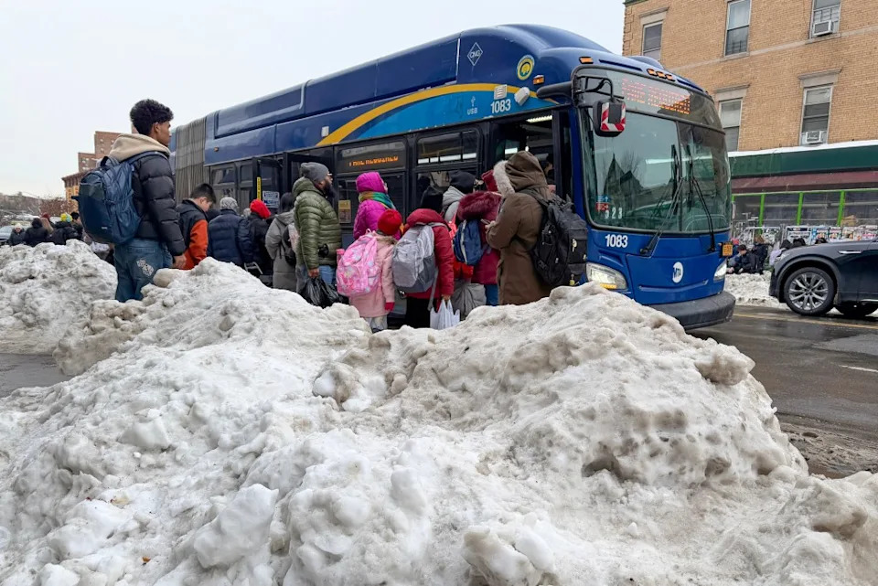 Department of Transportation is responsible for clearing roughly 3,400 bus stops with shelters through a third-party contractor. Paul Martinka