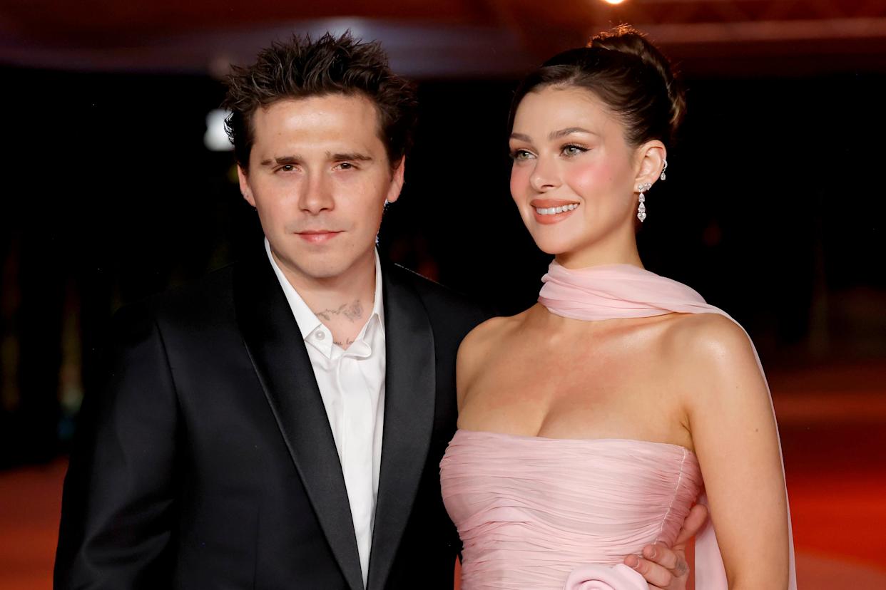 Brooklyn Beckham and Nicola Peltz red carpet