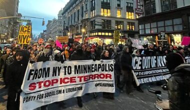 Thousands in NYC march in protest after ICE fatally shoots man in Minneapolis