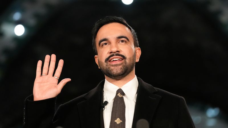 Zohran Mamdani is sworn in as mayor of New York City