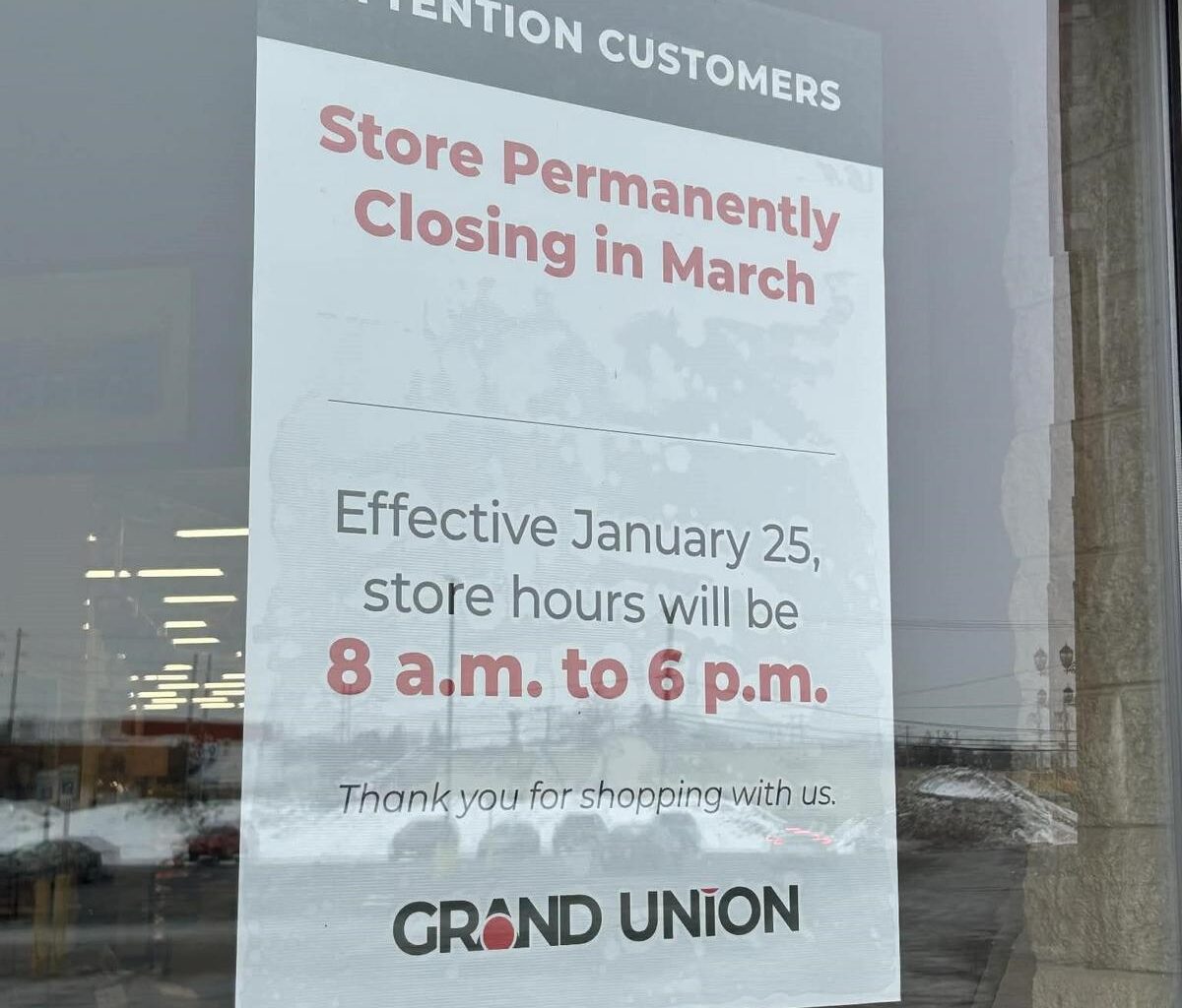 Rome New York Grand Union Closure Confirmed for March