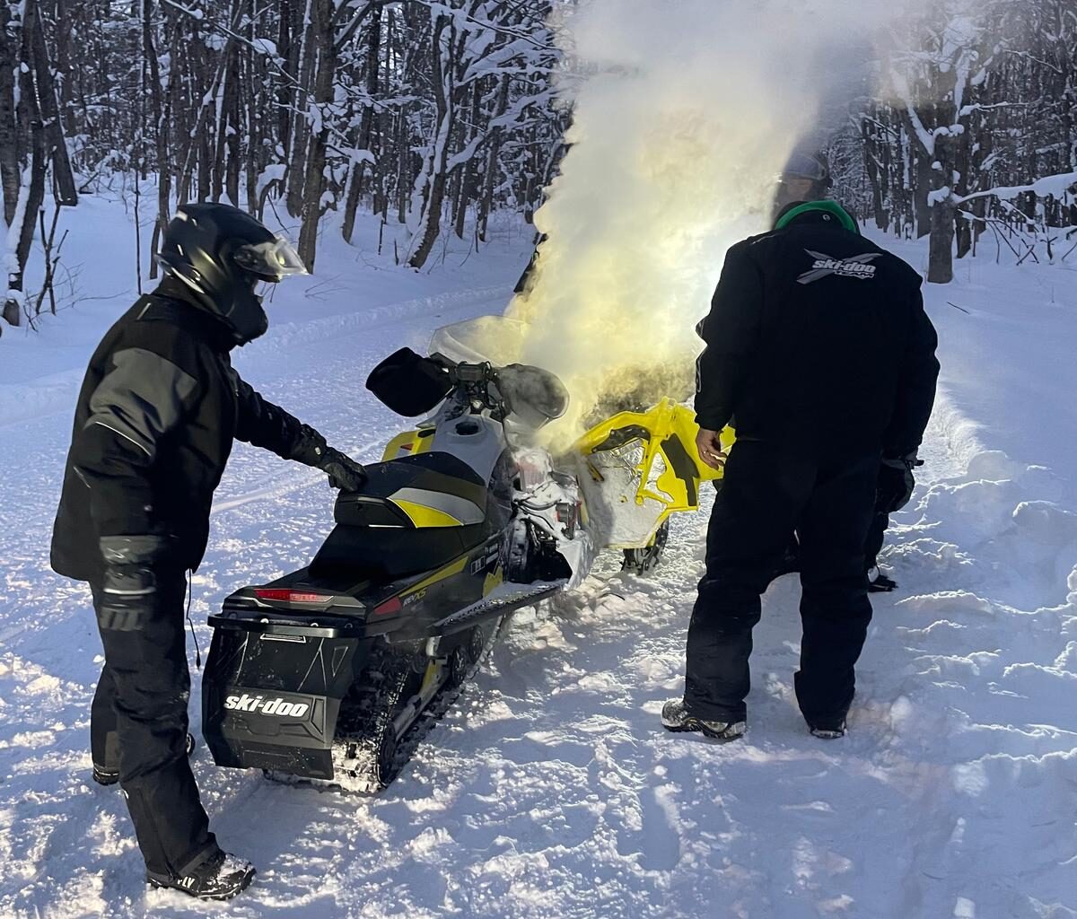 Why These Snowmobiles are Catching Fire in New York State