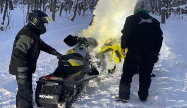 Why These Snowmobiles are Catching Fire in New York State
