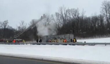 Fire On New York Thruway Triggers Chaos, Closure & Evacuations