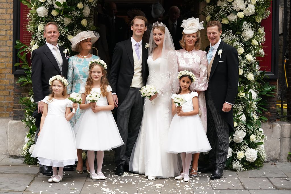 Princess Alexandra's granddaughter, Flora, on her wedding day