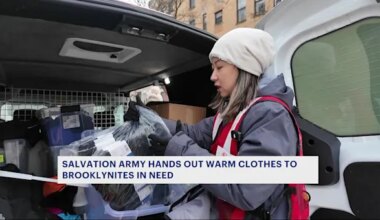 News 12 | Brooklyn | Salvation Army hands out warm clothes to residents in need