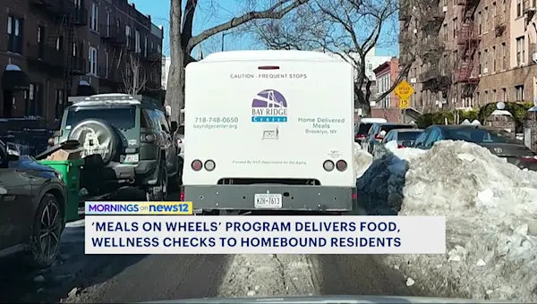 News 12 | Brooklyn | Bay Ridge Center’s ‘Meals on Wheels’ program delivers food, wellness checks to homebound residents during colder temps