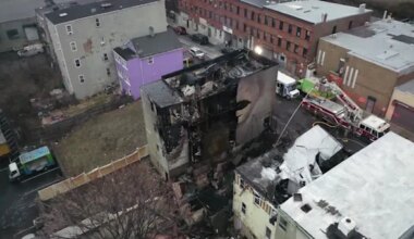 News 12 | Westchester | Yonkers fire destroys buildings as fire crews douse hot spots