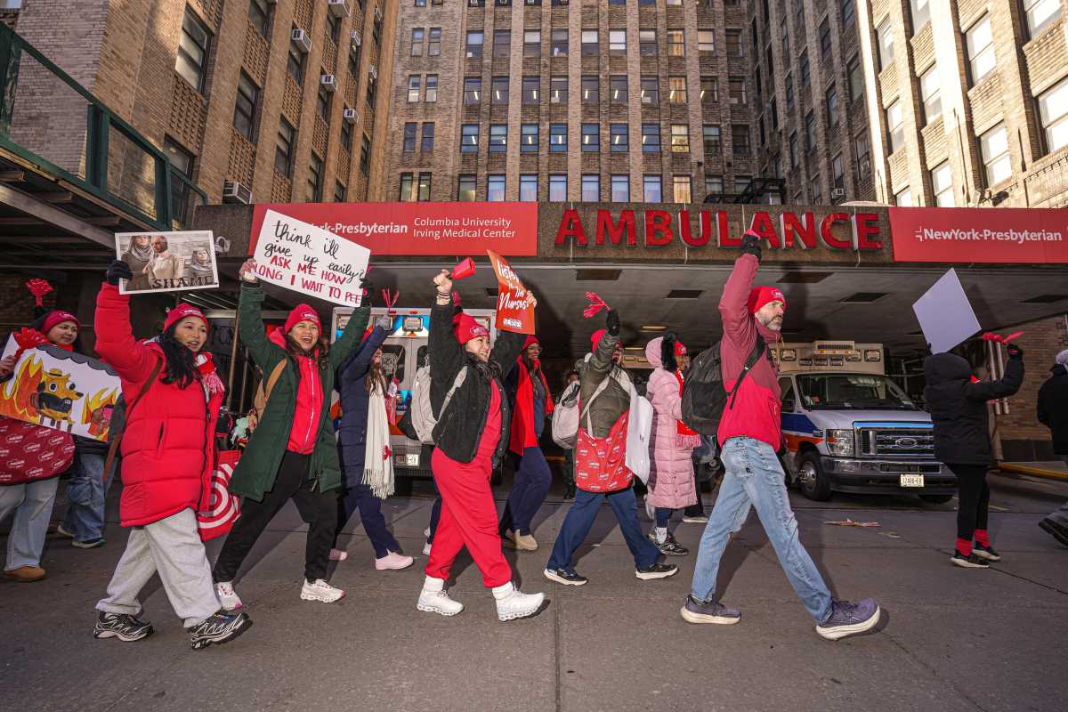 From the picket line in Manhattan, caregivers say their walkout is more than just about wages – amNewYork