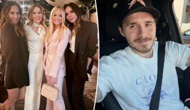 Victoria Beckham reunites with Spice Girls at Emma Bunton's 50th birthday party