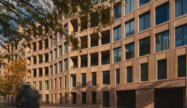 frida escobedo completes 'bergen' residences with pleated facade in brownstone brooklyn