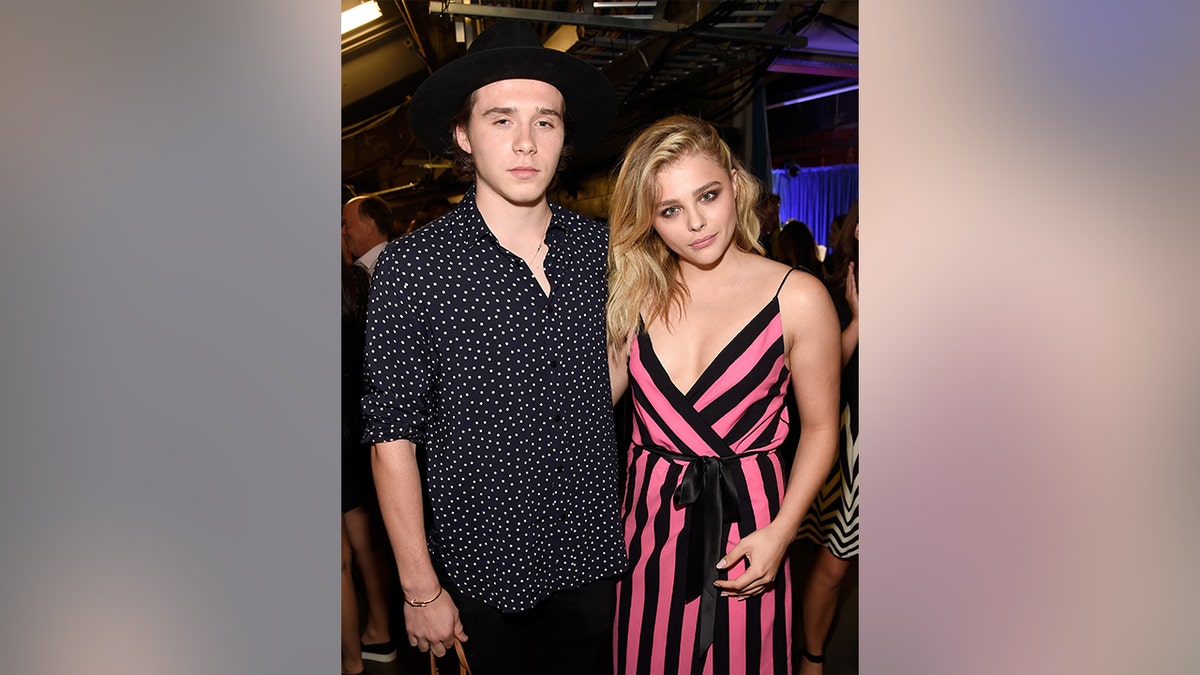 Brooklyn Beckham and Chloe Grace Moretz at the Teen Choice Awards in July 2016.