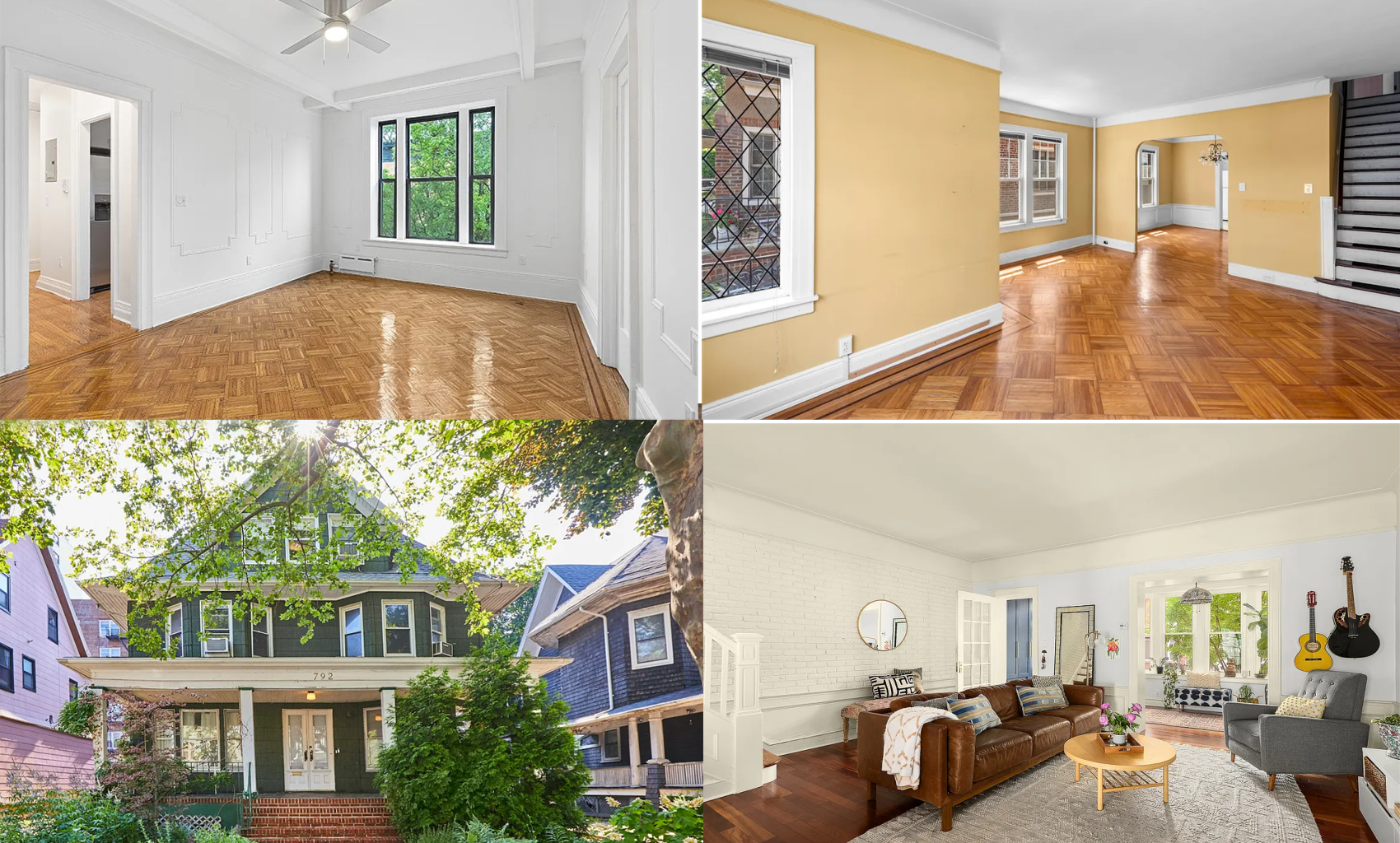 collage of brooklyn homes for sale