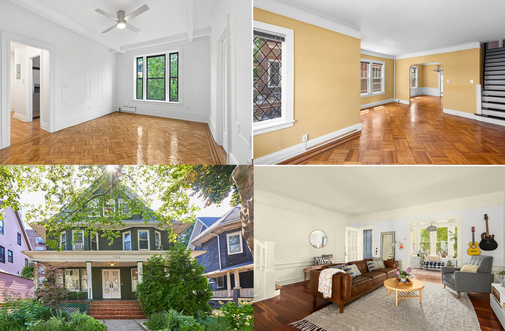 collage of brooklyn homes for sale