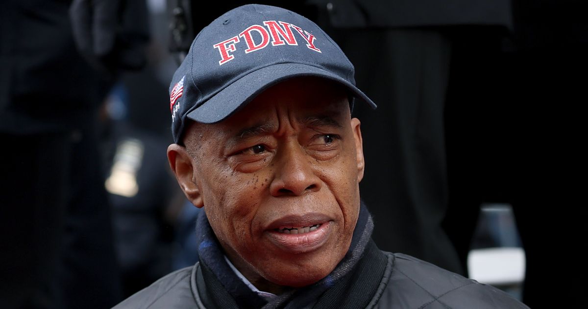 Eric Adams Threatens Heckler Getting Off a Plane in Dallas