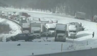 Winter weather brings whiteout conditions to parts of Pennsylvania and New York