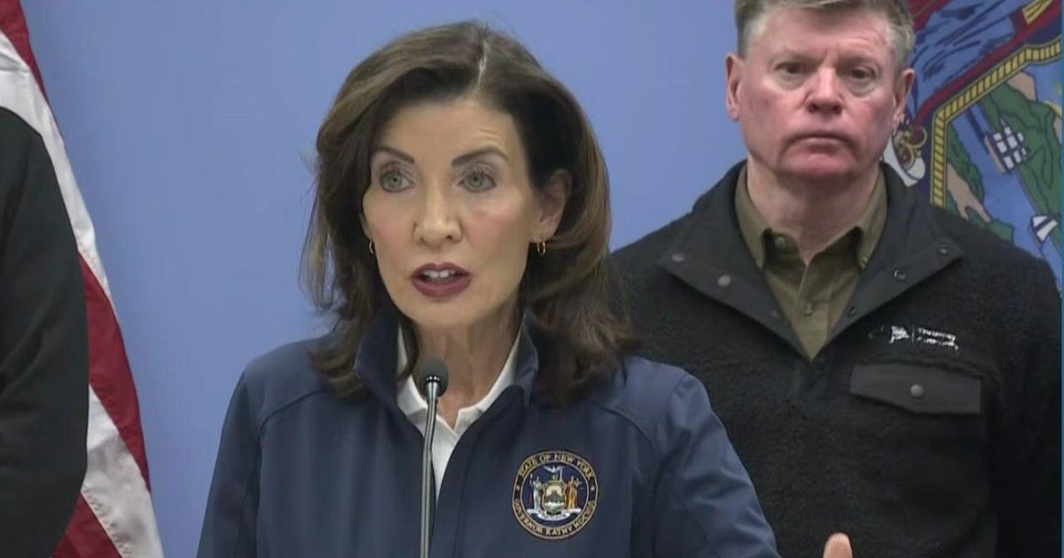 Gov. Kathy Hochul says N.Y. under "arctic siege" with "dangerous" and "bone-chilling" cold