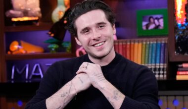 Brooklyn Beckham takes a spin on a vintage motorcycle as family drama escalates