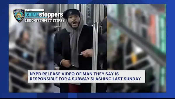 News 12 | Brooklyn | Police search for man responsible for slashing aboard A train in East New York