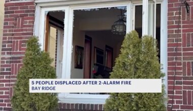 News 12 | Brooklyn | 5 people displaced after 2-alarm fire in Bay Ridge