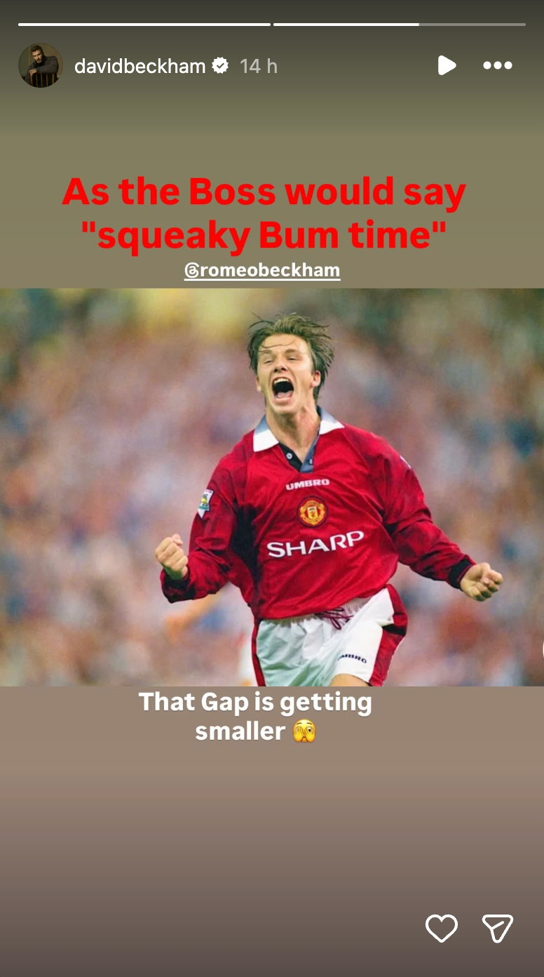 David and Romeo Beckham's pointed social media interaction, following Brooklyn statement david and romeo beckham's pointed social media interaction, following brooklyn statement