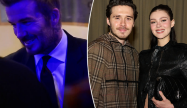 Video: See the awkward moment David Beckham is asked about son Brooklyn’s rant (Video)