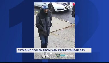 News 12 | Brooklyn | Man wanted for snatching $11,000 worth of medication from delivery van in Sheepshead Bay
