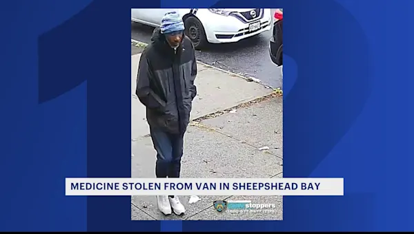 News 12 | Brooklyn | Man wanted for snatching $11,000 worth of medication from delivery van in Sheepshead Bay