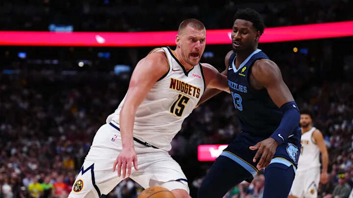 Denver Nuggets Nikola Jokic vs the Memphis Grizzlies (Image via Getty) Denver Nuggets Nikola Jokic vs the Memphis Grizzlies