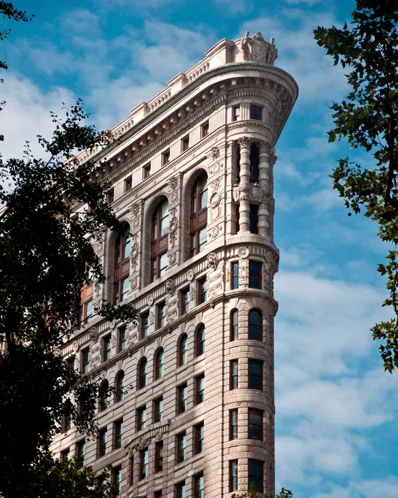 Flatiron Building. Fifth Avenue. Manhattan. New York City. USA. North America