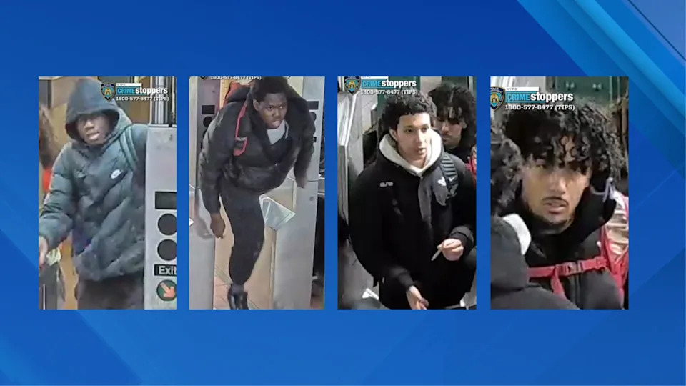 Police are searching for a group of suspects in connection with the stabbing of a 16-year-old in Manhattan on Jan. 12, 2026. (Credit: NYPD)