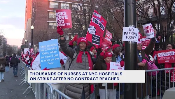 News 12 | Brooklyn | NYC nurses walk off the job in historic strike, impacting hospitals across the city