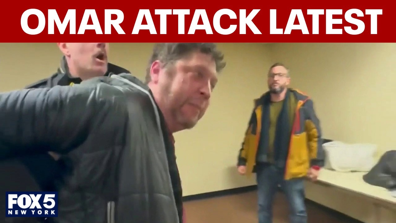 Latest on man arrested after spraying Rep. Ilhan Omar