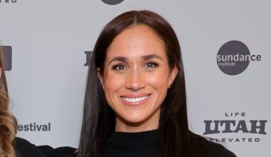 Meghan Markle Wears All Black Ensemble to the Premiere of 'Cookie Queens'