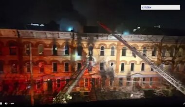 News 12 | Brooklyn | 2 firefighters seriously injured in Queens fire
