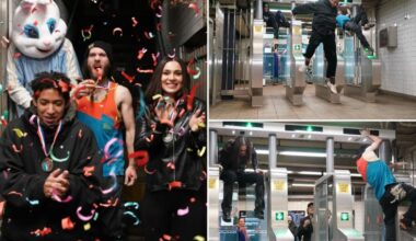 Exclusive | Rock climber takes home gold in middle-of-the-night Fare Evasion Olympics