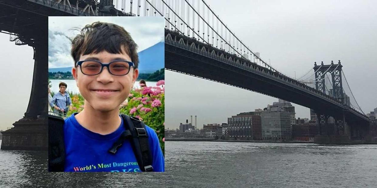 Thomas Medlin wa slast seen on the Manhattan Bridge pedestrian walkway on Friday, Jan. 9.