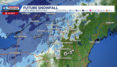 Winter storm to bring several inches of snow to Vermont, New York