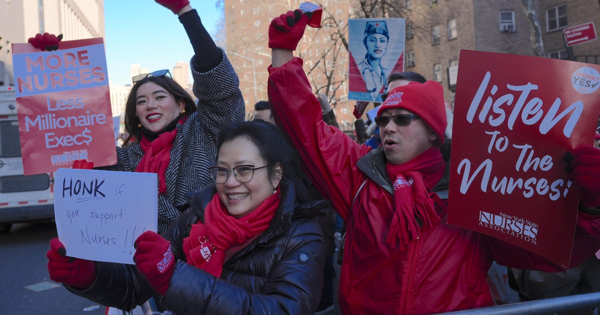 NYC nurses strike enters Day 2 as largest nurses strike in city's history continues