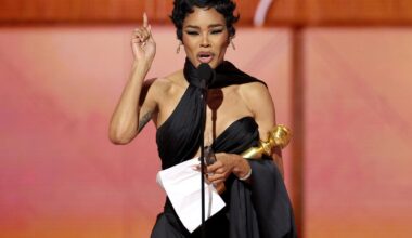 Teyana Taylor captures first Golden Globe. Local residents call it "a win for all of Harlem"