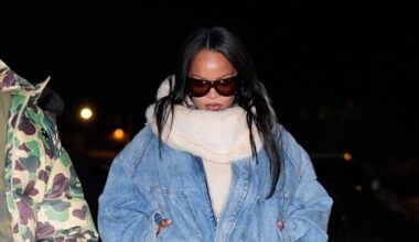 Rihanna & A$AP Rocky Do His-and-Hers Double Denim in New York