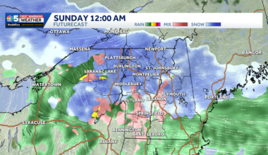 Storm brings widespread snow, icy mix to Vermont, New York this weekend