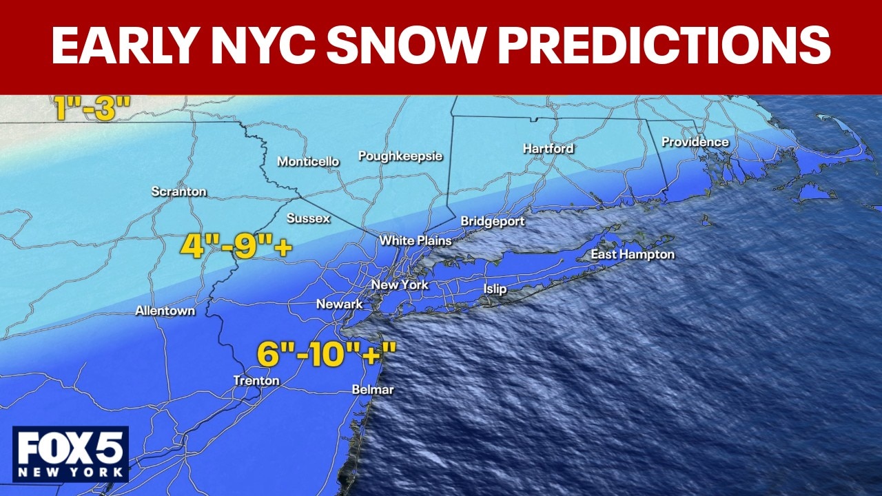 NYC weather latest: Snow totals, timeline, impacts