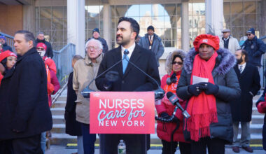 NYC Mayor Mamdani and Vermont Senator Sanders Join Striking Nurses