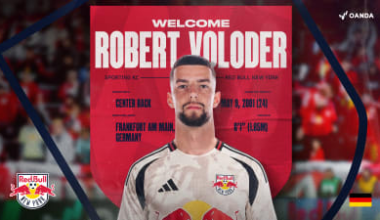 Red Bull New York Signs German Center Back Robert Voloder