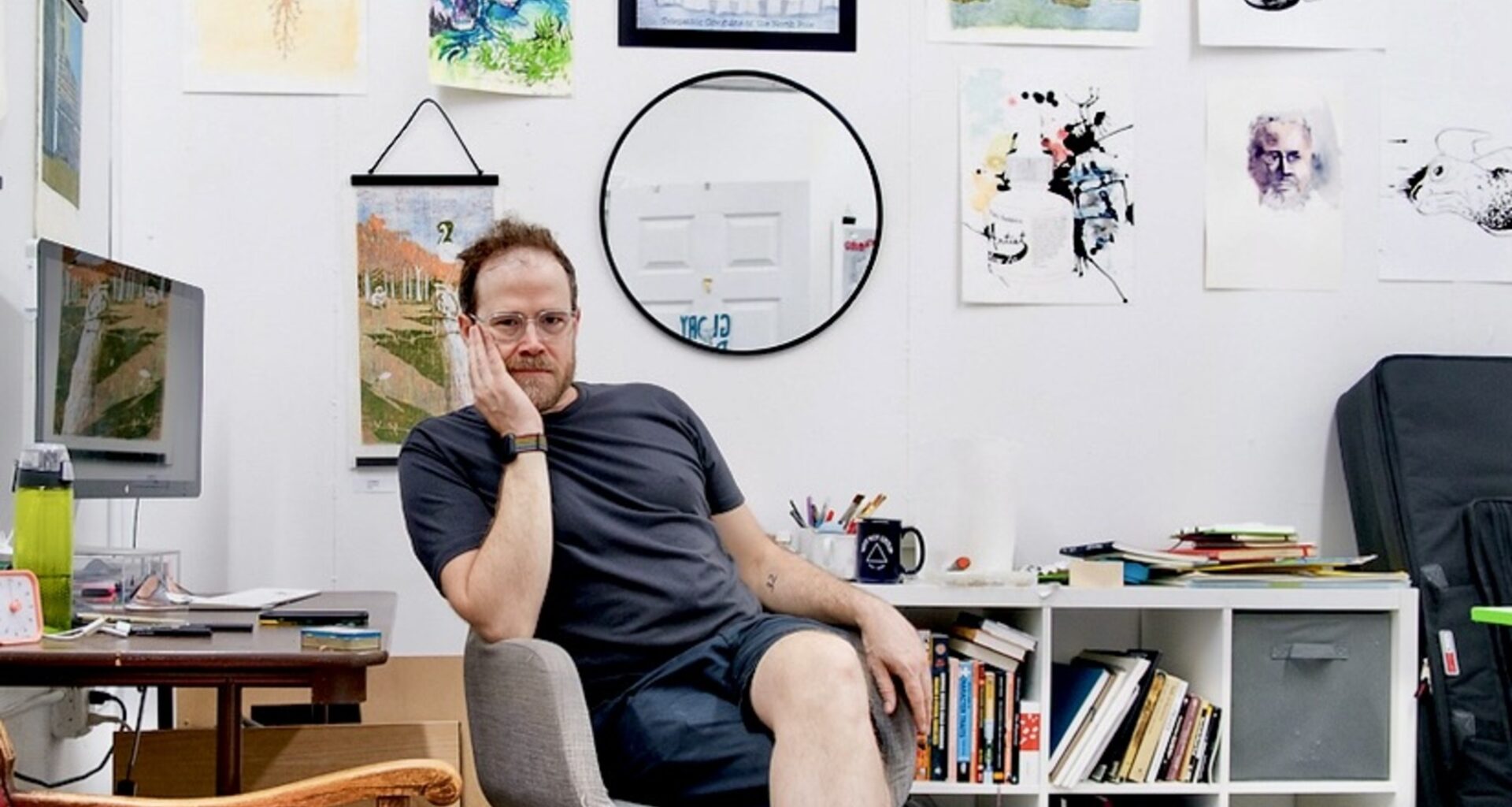 Meet the Sunnyside artist using live illustration to transform NYC workplaces