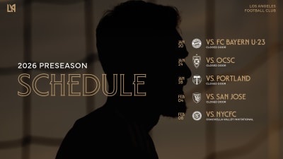 LAFC Announces 2026 Preseason Schedule