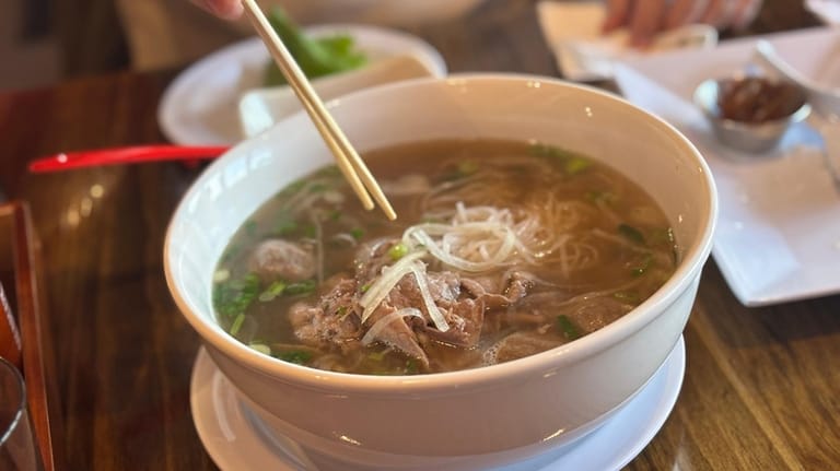 A large house special combo pho at Pho Che in...