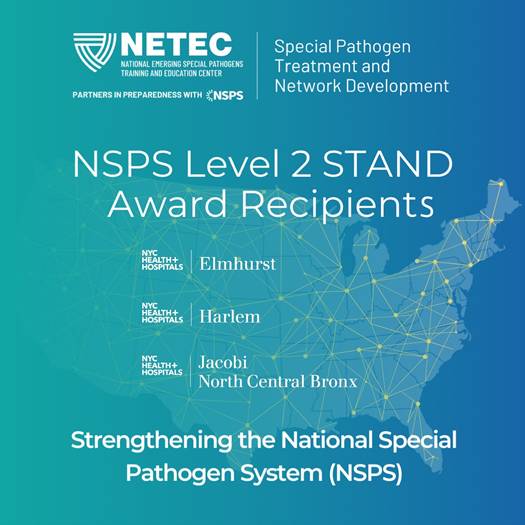 Three NYC Health + Hospitals locations awarded for outstanding care to patients with high-consequence infectious diseases – QNS