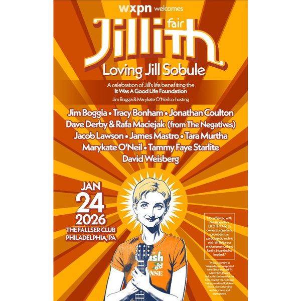 WXPN presents Jillith Fair - Loving Jill Sobule at The Fallser Club